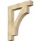 Ekena Millwork Westlake Block Rough Sawn Bracket, Douglas Fir, 6"W x 38"D x 46"H BKT06X38X46WTL05RDF - alternate 1